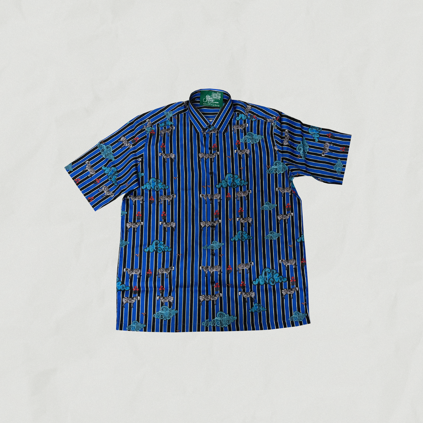 Blue Zebra's who Love Clouds Unisex Half Sleeve Shirt